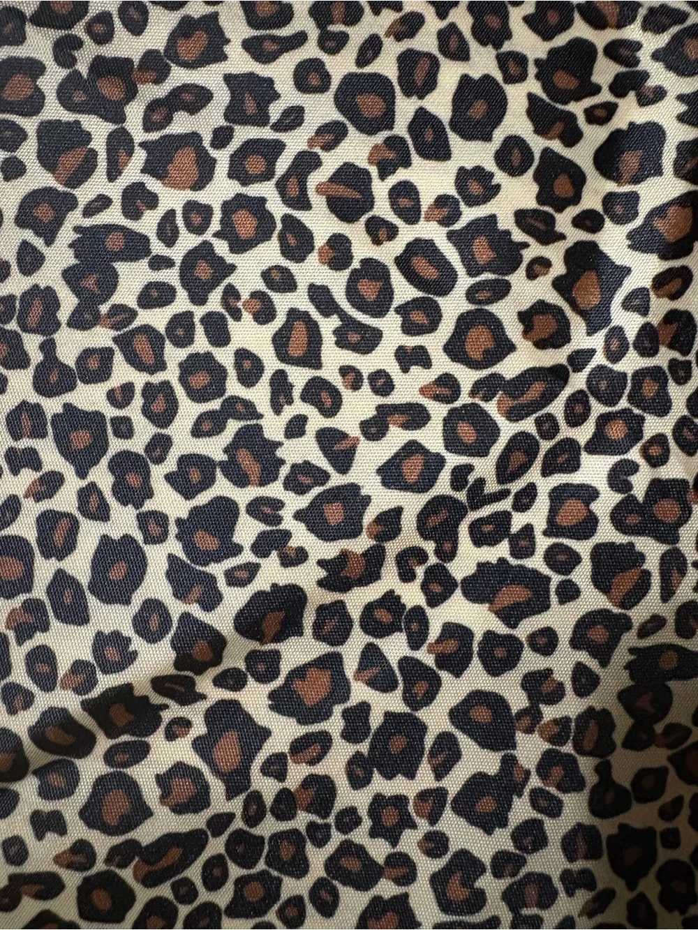 Leopard Print Shower Curtain - Brown 70” Wx 72” L